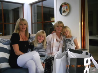 Carroll daughter and grandchildren